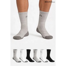 Belyy Penye 6 Lı Paket Erkek Spor Çorap Karma Renk