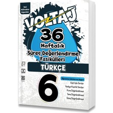 6.sınıf Voltaj Türkçe 36 Haftalık Süreç Değerlendirme Fasikülleri
