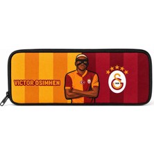 Galatasaray Tek Gözlü Erkek Çocuk Kırmızı Okul Kalem Çantası/kalemlik - 26950