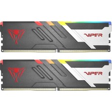 Asitan Viper Venom Rgb Ddr5 Ram 64 GB (2X32 Gb) 6000 Mhz CL30 1.35V Udımm Masaüstü Oyun Bellek Kiti Intel