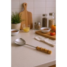 Bambum Mundo - Bambu Saplı Kızartma Kaşığı 32,5*10CM