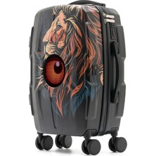 Missidea Optix LED Ekranlı Akıllı Valiz Aslan Göz (Kabin Boy)+Powerbank Hediyelidir