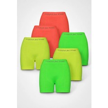 Formactive 4400TAKIM6LI Erkek Boxer Dikişsiz Likralı Set - 6'lı Set & Mikrofiber Esnek İç Giyim Açık Set M/L