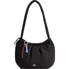 Tommy Hilfiger Siyah Kadın Omuz Çantası Tjw Icon Charms Hobo