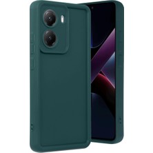 ALK Xiaomi Poco X7 Pro Viera Silikon - Koyu Yeşil