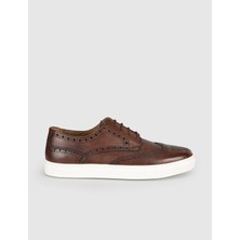 Cabani Taba Hakiki Deri Erkek Oxford Sneaker