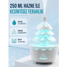 Şans Ağacı LED Işıklı Ultrasonik Buhar Makinesi Esansiyel Yağ Aroma Yayıcı - Lisinya