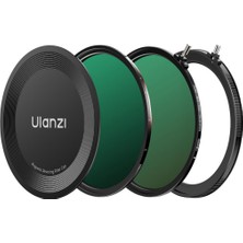 Ulanzi MF01 72MM 3-7 Stop Vnd & Cpl Manyetik Hibrit Filtre Seti