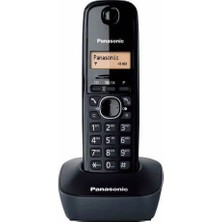 BK Gift Panasonic KX-TG1611 Kablosuz Dect Telefon – Siyah/gri