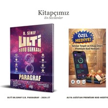 Ulti Yayınları Ulti 08.sınıf S.b. Paragraf - 2026-27 (+Seviye Tespit Uygulama Hediyeli)
