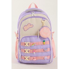 Kadin Omuz Cantasi Gunluk Yeni Sezon Galb Leather Pembe Lila