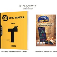 Hız Yayınları 8. Sınıf Hibrit Türkçe Soru Bankası (+Seviye Tespit Uygulama Hediyeli)