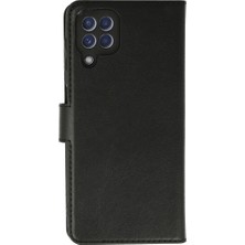 Aparim Newface Samsung Galaxy A22 Kılıf Trend S Plus Kapaklı Kılıf - Siyah