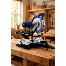 SCHUTZENGER Profesyonel Raylı Gönye Kesme Testeresi 1800W 305 mm Lazer ve Led’li 3800 Devir