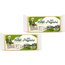Serhas Tam Yağlı Tost Peyniri 1000 G x 2 Adet (2 kg Mega Paket Eriyen Tost Peyniri)