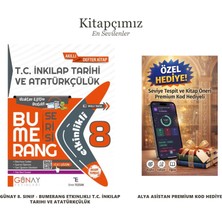 Günay Yayınları 8. Sınıf - Bumerang Etkinlikli T.c. Inkılap Tarihi ve Atatürkçülük (+Seviye Tespit Uygulama Hediyeli)
