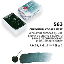 St. Petersburg White Nights Extra-Fine Tam Tablet Sulu Boya 2.5 ml Chromium Cobalt Mist 563