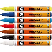 Molotow ONE4ALL 127HS Akrilik Marker Kalem Seti 2 mm 7li Tematik Renkler  Urban Graffiti