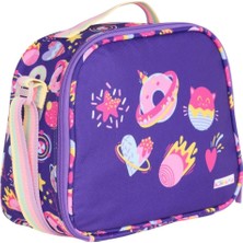 Kaukko Kids Kız Çocuk Şekerleme Baskılı Mor Okul Beslenme Çantası