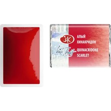 St. Petersburg White Nights Extra-Fine Tam Tablet Sulu Boya 2.5 ml Quinacridone Scarlet 385