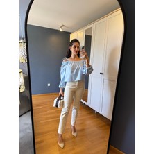 La Pluie Butik Krem Mom Premium Jean