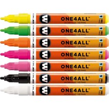 Molotow ONE4ALL 127HS Akrilik Marker Kalem Seti 2 mm 7li Tematik Renkler  Neon Impact