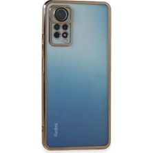 Aparim Newface Xiaomi Redmi Note 11 Pro Kılıf Razer Lensli Silikon - Gold