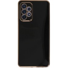 Aparim Newface Samsung Galaxy A32 Kılıf Volet Silikon - Siyah