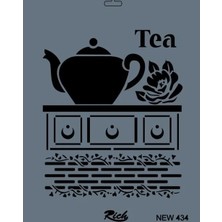 Kaia Life Rich New Seri N-434 Stencil 35X25 cm
