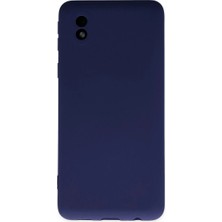 Aparim Newface Samsung Galaxy A01 Core Kılıf Nano Içi Kadife Silikon - Lacivert