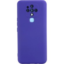 Aparim Newface Tecno Camon 16 Kılıf Nano Içi Kadife Silikon - Mor