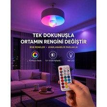 Aparim Kumanda Destekli Çok Renkli Akıllı LED Ampul Yeni Nesil