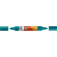 Molotow ONE4ALL Akrilik Çift Uçlu Marker Kalem 1.5-4 mm Lagoon Blue 206