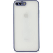 Aparim Newface Apple iPhone 7 Plus Kılıf Montreal Silikon Kapak - Gri