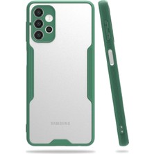 Aparim Newface Samsung Galaxy A52 Kılıf Platin Silikon - Yeşil
