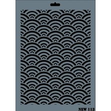 Kaia Life Rich New Seri N-113 Stencil 35X25 cm