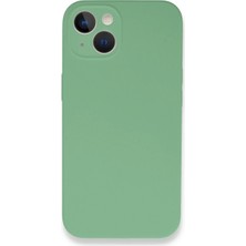 Aparim Newface Apple iPhone 13 Mini Kılıf Lansman Legant Silikon - Yeşil