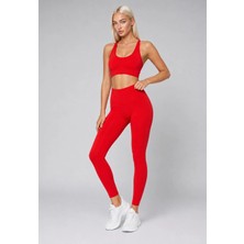 Formactive Kadın Büstiyer Tayt Takım - Çapraz Sırt Detaylı & Ayar Askılı & Destekli Seamless/dikişsiz 18001830T