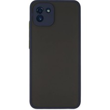 Aparim Newface Samsung Galaxy A03 Kılıf Montreal Silikon Kapak - Lacivert