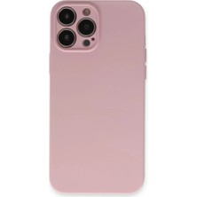 Aparim Newface Apple iPhone 13 Pro Kılıf Nano Içi Kadife Silikon - Pembe