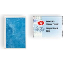 St. Petersburg White Nights Extra-Fine Tam Tablet Sulu Boya 2.5 ml Turquoise - Rose Shine 997