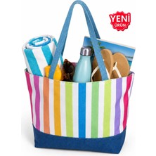 Kadin Omuz Cantasi Gunluk Yeni Sezon Galb Leather Mavi