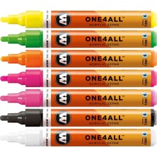 Molotow ONE4ALL 227HS Akrilik Marker Kalem Seti 4 mm 7li Tematik Renkler  Neon Impact