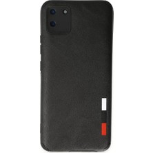 Aparim Newface Realme C11 Kılıf Loop Deri Silikon - Siyah
