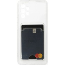 Aparim Newface Samsung Galaxy A53 5g Kılıf Kart Şeffaf Silikon - Şeffaf