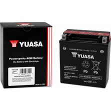 Yuasa YTX14L-BS 12V 12AH 200CCA Bakımsız Agm Motosiklet Aküsü (Orijinal)