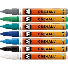 Molotow ONE4ALL 127HS Akrilik Marker Kalem Seti 2 mm 7li Tematik Renkler  Deep Ocean