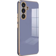 Aparim Newface Samsung Galaxy A24 4g Kılıf Volet Silikon - Mavi