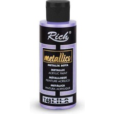Rich Metalik Akrilik Boya 120 Ml lila 748