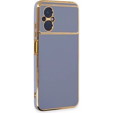 İyisi Olsun Newface Xiaomi Poco M5 Kılıf Volet Silikon - Mavi